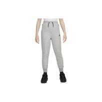 Nike Sportiniai drabužiai Tech Fleece su logotipu Jogger megztos kelnės Vaikų apatinė dalis Šviesiai pilka FD2975-063 L white