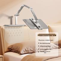 Aluminum Alloy Folding Bedside Phone & Tablet Holder balta