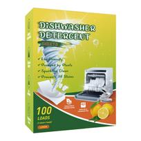 Indaplovės tabletės 100 vnt. pakuotė, ekologiškas indaplovės ploviklis, be plastiko tabletėse One Size