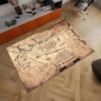 Azeroth Adventure World of Warcraft Map Rugs Cool and Popular Area Carpets Fantastic Floor Mats for Boys' Rooms and Movie Decor 40x60cm brown
