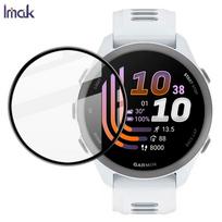 IMAK Watch Protective Film for Garmin Forerunner 170 HD Clear Anti Scratch Screen Tempered glass Black Edge