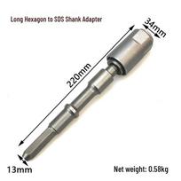 Hex to SDS Shank Adapter: Drill Chuck Extension for Electric Demolition Hammers