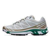 Salomon XT-6 Lietaus Dienai Chinchilla Unisex Bėgimo Bateliai Cream Dynasty-Green L47864300 44 gray