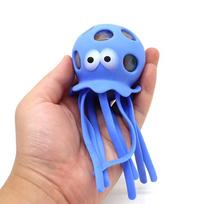 Octopus Stress Balls For Kids Adults Squeeze Balls Sensory Fidget Toys Relieve Anxiety Soft Squishy Toys For 3 4 5 Boy Girl Gift mėlyna