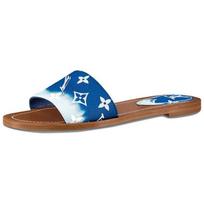 LOUIS VUITTON Lock It Slides 'Blue Monogram' Women's 1A7TO6 39 brown