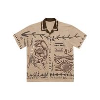 Travis Scott Cactus Jack FW22 Painter's Button Up Shirt 'Tan' Men's CJFN-SS82 L