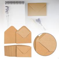 100 mini vokų, tuščia kortelė, savarankiškas, retro, sveikinimų kišenėlės vestuvėms, nuotraukoms, 10cmx7cm white
