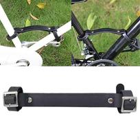 Adjustable Bike Carry Handle Carrier Accessories Bicycle Lifting Leather Strap Lifter for Black black