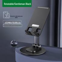Foldable Metal Laptop & Tablet Stand with 360° Rotation and Double Rod Support