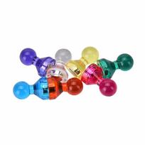 28 pakuotės spalvoti šaldytuvo magnetai Stiprūs magnetiniai smeigtukai su laikymo dėžute, lentos magnetai, žemėlapio magnetai, biuro magnetai, kalendoriaus magnetai Mixed color 7pcs blue