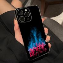 AC Back In Black DC Phone Case For IPhone 15 Pro Max 16 Pro Max 14 13 11 12 Mini Xs X Xr 7 8 Plus Se Transparent Cover iPhone 14 Pro Max gray