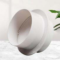 Patvarus plastikinis vamzdžio atbulinis vožtuvas apvalus 80/100/110/150/200 mm vamzdžio atbulinis vožtuvas oro kanalo atbulinis ventiliacinis vožtuvas namams 80mm