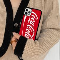 Logo C-Coca C-Cola Fashion Phone Case For IPhone 16 Pro Max 15 14 Plus 14 13 12 11 17 PC+TPU Cases Back Cover iPhone 15pro max red