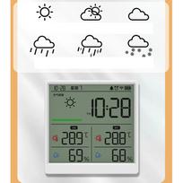 WiFi Thermometer Hygrometer, Indoor Temperature Humidity Monitor with App Alert, Remote Monitoring, Data Export for gray