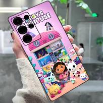 Cute G-Gabbys D-Dollhouse Phone Case For Samsung S 24 Fe 25 Ultra Plus 20 Lite 21 30 22 23 24 22 Ultra 5G Fundas Samsung S23 Plus 5G black