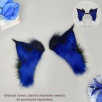 Elektrinė lapės ausų lankelis Jautrus gravitacijai Imitacija Realistiški gyvūno Purios ausys Cosplay galvos apdangalas Katės ausys Anime aksesuarai orange