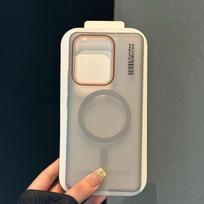 Case For Realme 15 Pro Luxury Skin Feel Frosted For Magsafe Magnetic Anti Fall Phone Cover For Realme 15 Shell Shockproof Bumper realme 15 šviesiai pilka spalva