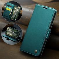 CaseMe Magnetic PU Leather Case For iPhone 17 Air 17Pro 16 15 14 13 12 11 XS XR 8 7 6S SE Shockproof Card Holder Pocket Cover iPhone SE (2022) žalia