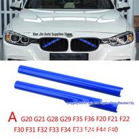 BMW 3 Series/5 Series F30/F10 G01 X3/X4 Grille Trim for Nose Hair Color Modification and Radiator Crossbar Enhancement mėlyna