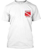 Rescue Diver T-Shirt Made in the USA Size S to 5XL XXXL white