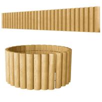 Sodo tvora Medinė tvora 176 cm x 30 cm Tvora elementai Šunų tvora sodui Gėlynams Gyvūnų barjeras 176 x 2.7 x 30 cm natūrali
