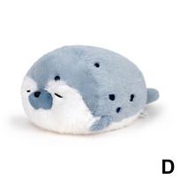 40/65cm Seal Plush Toy Soft Pillow Lifelike Simulation Stuffed Sea Otter Soft Doll Animal Toy Cartoon Otter Kid Birthday Gift white
