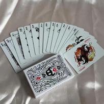 Hollow Knight Poker Cards 1-2Set Black White Friend Party Game Portable Creative Playing Cards for Group Fun white