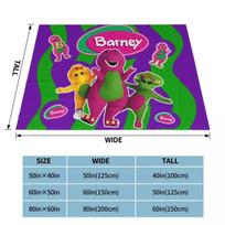 Barney draugai Dinozauras Koralinis Fleece Pliušinis Mesti Antklodė Dinozaurai Animacinis Antklodės Lovai Sofai Lengvas Plonas Antklodė 100x150cm green
