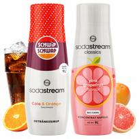 2x Sodastream Shwip Shwap Cola Orange + Grapefruit Syrup