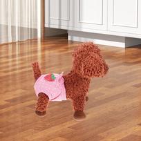 Washable Cotton Dog Physiological Pants for Male Dogs in Heat Estrus Protection Sanitary Pet Diapers Size S Pink Puppy Diapers M