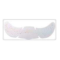 Nostalgie Freckles Face Tattoo, Glitter Makeup Patches, Sparkling Speckles, Holographic-Face Temporary Tattoo for Christmas Parties Musical D white