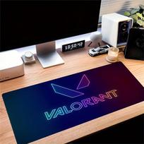 1pc Large Gaming Mouse Pad, UV Reactive Non-Slip Desk Mat, Washable PolyesterValorant, Neon, Special Warfare HeroesComputer Pad with Vibrant 30cmx60cm(11.8x23.6inch) white