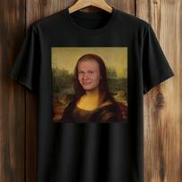 Funny Erling Haaland Meme Mona Lisa Graphic 2026 Norway Soccer TShirt 100Cotton Unisexs Unisexs Y2k Oversized Tshirt Casual Tee L brown