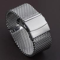 1.0mm Mesh Metal Milanese Watchband 18mm 20mm 22mm Stainless Steel Watch Band 3mm Thickness Strap for DW for Seiko Wristband 18mm sidabras