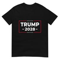 Donaldas Trumpas 2028 Prezidentas Amerikos Vėliava Pro Trumpas Vintažiniai Marškinėliai 2XL red