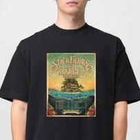 Stick Figure Island Holiday Summer Tour Dates 2026 Vintage T-Shirt Size S-4XL XXXL beige