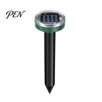 Solar Animal Repellent for Garden Repeller, Ultrasonic Rodent Repellent, with 3 Smart Maintenance Free Modes, Waterproof Deer Rabbit Squirrel Raccoon 1pc Round gray