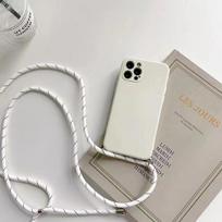 Kaklo Dirželis Per Petį Dėklas Telefonui Xiaomi Redmi Note 14 Pro 4G 5G Note 14 4g 5g Skysto Silikono Minkštas Laidas Galinis Dangtelis Rm Note14 4g(164 EU)&Case & Strap