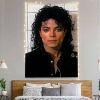 King Of Pop Michael Jackson Flags Wall Hanging Background Art Banner For Bedroom Home Outdoor Decor 74x94cm(29x37in)