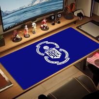 Rangers FC Color Mouse Pad Large Gaming Table Cushion Non-slip Laptop Tablet Big Mousepad XXL Mat Mini PC Playmat With Lock edge 30cmx60cm(11.8x23.6inch) brown