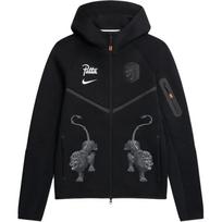 Nike X Patta WINDRUNNER Striukės Vyriškos Juoda/Balta Su gobtuvu Ne nuimamas Vidutinio dydžio Kitos IM3206-010 M juoda