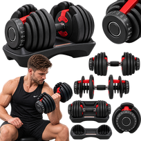 Regulējama hantele 2,5–24 kg