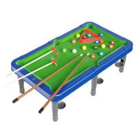 Yousheng 6-in-1 Mini biliardo stalo žaidimas 2–4 žaidėjams Tėvų ir vaikų interaktyvus simuliuojamas biliardo stalas Žaislas Daugiafunkcinis stalas Snukerio stalo žaidimas ordinary green