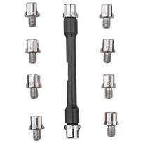 L10A Motociklo Rankenos Stipinų Raktas CNC Veržliarakčių Rinkinys 5.0-6.8 Ilgis 93Mm/3.7Col. Daugumai Motociklų Padangų Remonto Raktų juoda