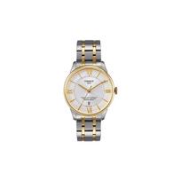 TISSOT Men's Tourelles Collection Watch T099.408.22.038.00 Silver Strap white