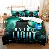 DYING LIGHT 2 Beding Set Single Twin Ful Quen King-Sized Dimensionsd Dimensions Bed Linen Set Aldult Kid Bedrom Duvetcover Sets 3D Print Game Anime 120*200cm Single black