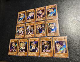 Yu-gi-oh! 13pcs/kit Black Magician Girl Diy Self-made CardCollection Cards Gauze Flash Animation Plaything Present Cart 59x86mm brown