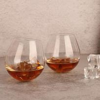 Scotch Single Malt Whisky Singleton Rock Glass Water Drop Shaky Tumbler Egg Shape Roly-Poly Liquor Whiskey Wine Cup Bar Dropship 280ml gray
