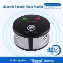 360-degree Indoor Ultrasonic Pest Repeller black
