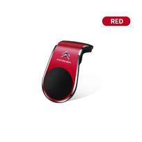 Metalinis magnetinis automobilio telefono laikiklis Citroen C3 raudona